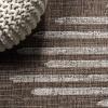 JONATHAN Y Stripe Geometric Indoor Outdoor Runner Rug 2X10 Beige/Brown, Zolak Berber for Backyard, Patio, Porch, Easy-Cleaning, High Traffic, Pet-Friendly, Non-Shedding (SMB124A-210)(Brown/Beige)