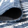 JONATHAN Y Stripe Geometric Indoor Outdoor Runner Rug 2X10 Beige/Brown, Zolak Berber for Backyard, Patio, Porch, Easy-Cleaning, High Traffic, Pet-Friendly, Non-Shedding (SMB124A-210)(Blue/Ivory)