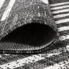 JONATHAN Y Stripe Geometric Indoor Outdoor Runner Rug 2X10 Beige/Brown, Zolak Berber for Backyard, Patio, Porch, Easy-Cleaning, High Traffic, Pet-Friendly, Non-Shedding (SMB124A-210)(Black/Ivory)