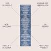 JONATHAN Y Stripe Geometric Indoor Outdoor Runner Rug 2X10 Beige/Brown, Zolak Berber for Backyard, Patio, Porch, Easy-Cleaning, High Traffic, Pet-Friendly, Non-Shedding (SMB124A-210)(Blue/Ivory)