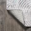 JONATHAN Y Timeworn Abstract Gray/Turquoise Runner Rug 2X8 ft, Modern for Living Room, Bedroom, Kitchen, Office, Easy-Cleaning, High Traffic, Pet-Friendly, Non-Shedding SOR205A-28(2′ x 8′ (Runner))