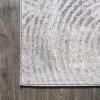 JONATHAN Y Timeworn Abstract Gray/Turquoise Runner Rug 2X8 ft, Modern for Living Room, Bedroom, Kitchen, Office, Easy-Cleaning, High Traffic, Pet-Friendly, Non-Shedding SOR205A-28(2′ x 8′ (Runner))