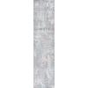 JONATHAN Y Timeworn Abstract Gray/Turquoise Runner Rug 2X8 ft, Modern for Living Room, Bedroom, Kitchen, Office, Easy-Cleaning, High Traffic, Pet-Friendly, Non-Shedding SOR205A-28(2′ x 10′ (Runner))