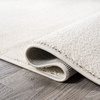 JONATHAN Y Haze Solid Low-Pile Cream Runner Rug 2×8, Coastal,Bohemian,Minimalist,Classic, Easy-Cleaning for Living Room,Bedroom,Kitchen,Pet Friendly,Non-Shedding (SEU100T-28)