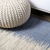 JONATHAN Y Modern Strie’ Indoor Outdoor Area Rug 3X5 Blue/Beige, Tavira for Backyard, Patio, Porch, Easy-Cleaning, High Traffic, Pet-Friendly, Non-Shedding (SMB113A-3)(Blue/Beige)