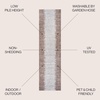 JONATHAN Y Modern Strie’ Indoor Outdoor Area Rug 3X5 Blue/Beige, Tavira for Backyard, Patio, Porch, Easy-Cleaning, High Traffic, Pet-Friendly, Non-Shedding (SMB113A-3)(Brown/Beige)