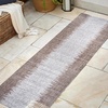 JONATHAN Y Modern Strie’ Indoor Outdoor Area Rug 3X5 Blue/Beige, Tavira for Backyard, Patio, Porch, Easy-Cleaning, High Traffic, Pet-Friendly, Non-Shedding (SMB113A-3)(Brown/Beige)