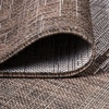JONATHAN Y Modern Strie’ Indoor Outdoor Area Rug 3X5 Blue/Beige, Tavira for Backyard, Patio, Porch, Easy-Cleaning, High Traffic, Pet-Friendly, Non-Shedding (SMB113A-3)(Brown/Beige)