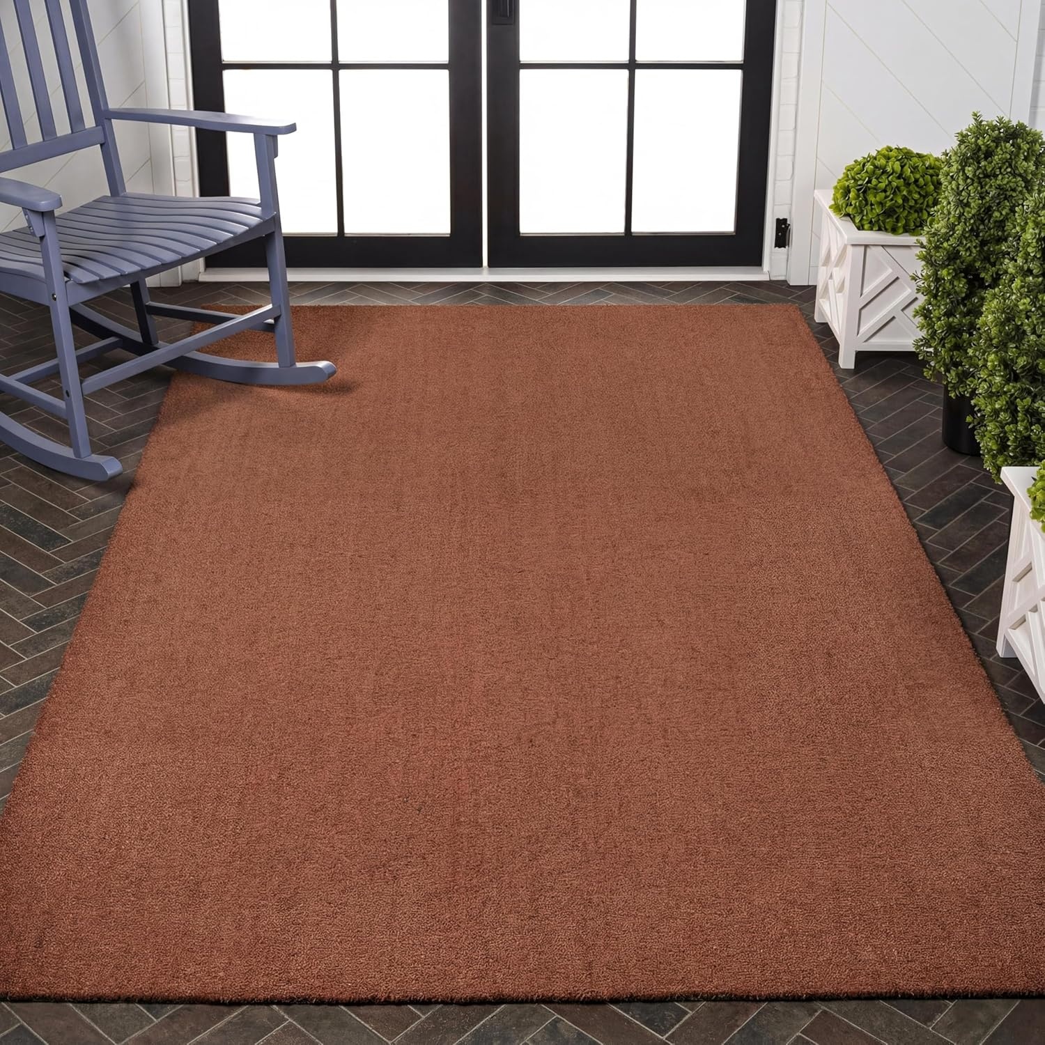 image:imageJONATHAN Y Peater Classic Casual Commercial Natural Coir Taupe 2 ft x 8 ft Doormat for Entrance Front Door Entryway CHG100C28Beige