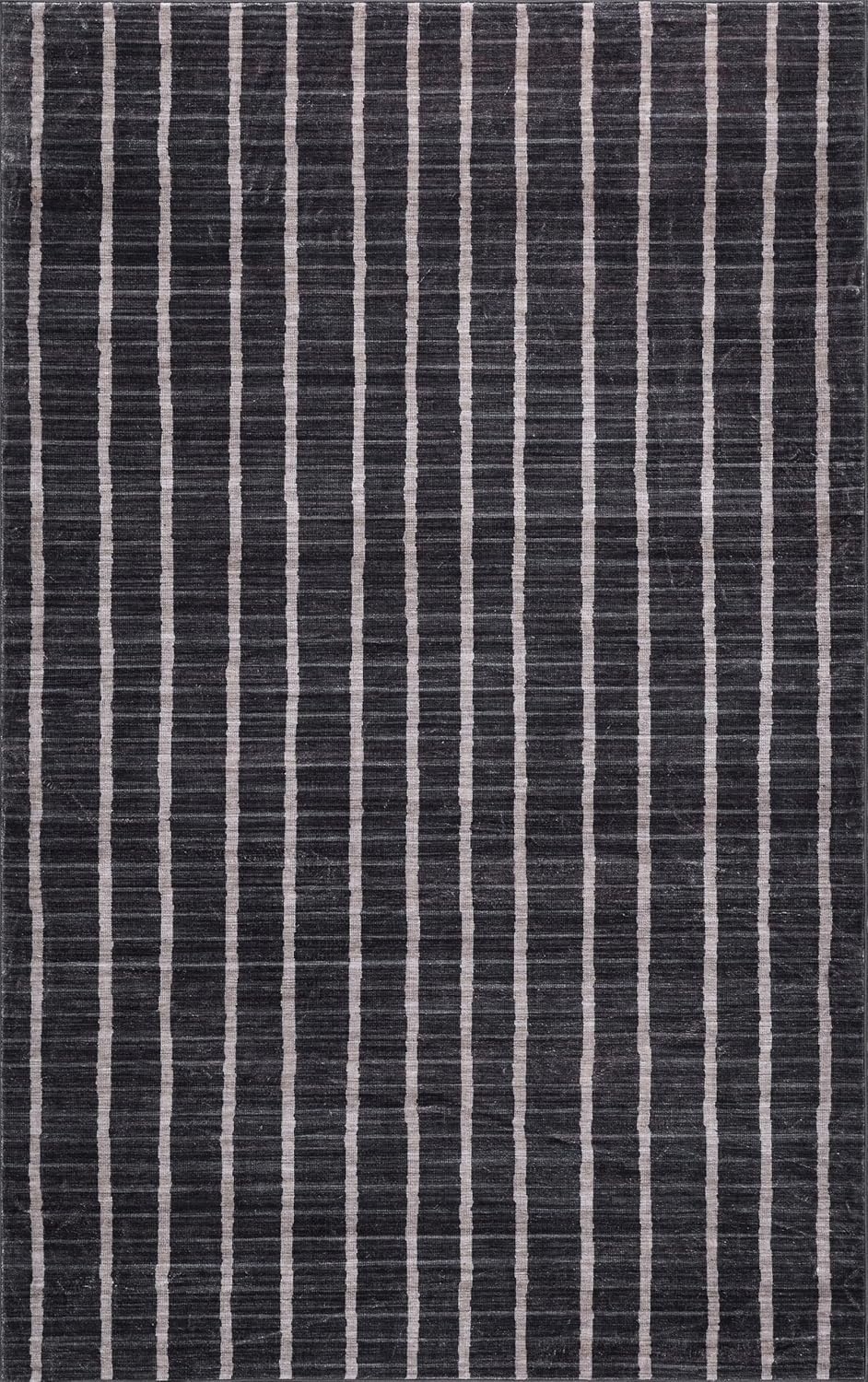 image:imageJONATHAN Y Washable Orton Distressed Ticking Stripe 2 x 8 MachineWashable Polyester Runner Rug Beige and Cream Farmhouse Vintage Style with Low Pile for Hallway WSH519F28CharcoalCream