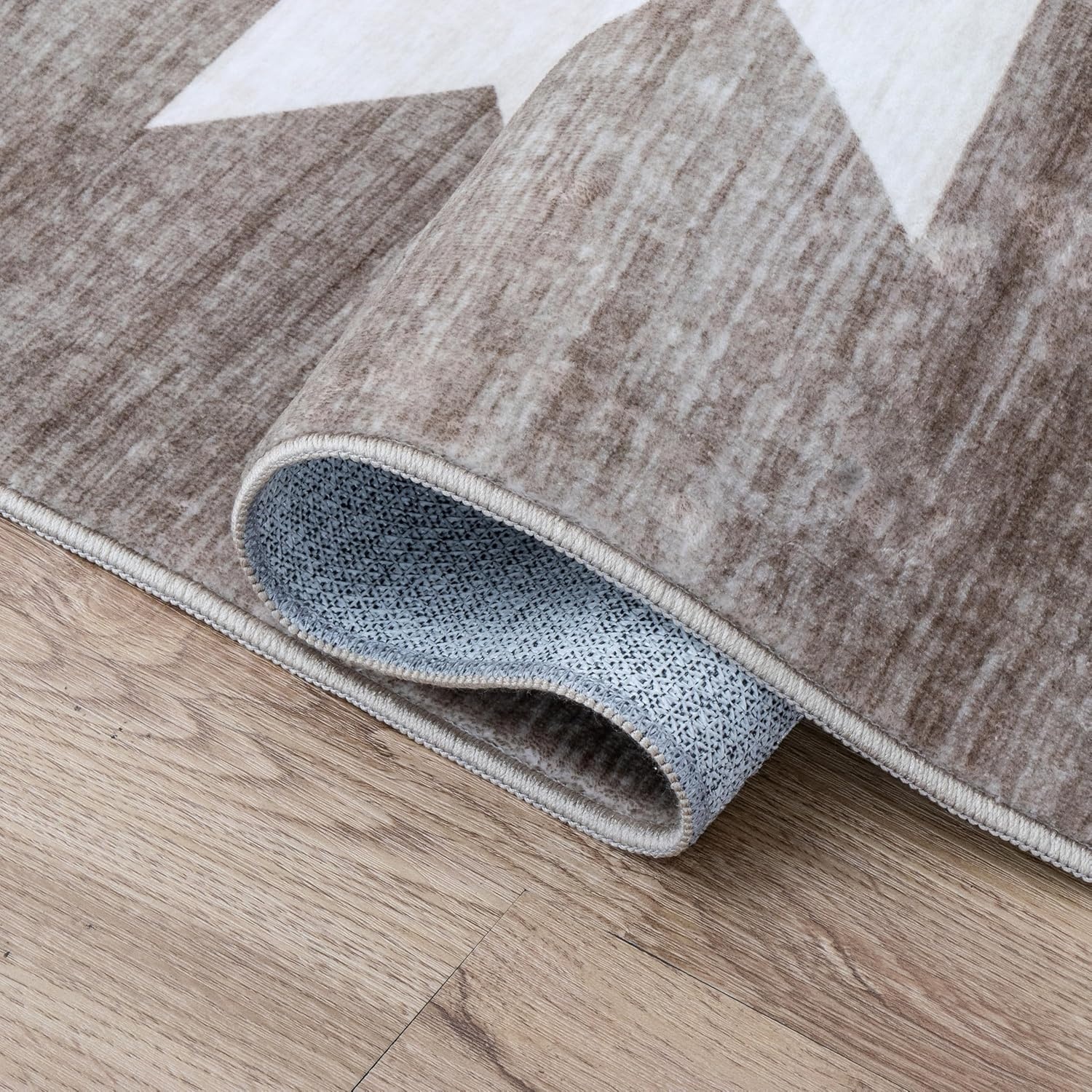 image:imageJONATHAN Y Washable Peyton Minimalist Geometric Totem 2 x 8 Runner Rug Charcoal and Cream Southwestern Modern MachineWashable LowPile Polyester with NonSlip Backing for Hallway WSH510H28BeigeCream