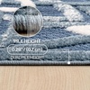 JONATHAN Y Abstract Bold Mandala Indoor Outdoor Runner Rug 2X8 Dark Blue/Cream, Flora High-Low for Backyard, Patio, Porch, Easy-Cleaning, High Traffic, Pet-Friendly, Non-Shedding (AMC112E-28)
