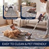 JONATHAN Y Animal Washable Polyester Machine-Washable Runner Rug, Charcoal Catmosphere Festive Feline Floral Border Design, 2′ x 8′, Whimsical Low-Pile with Non-Slip Backing for Hallway ANM100C-28(Taupe)