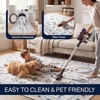 JONATHAN Y Animal Washable Polyester Machine-Washable Runner Rug, Charcoal Catmosphere Festive Feline Floral Border Design, 2′ x 8′, Whimsical Low-Pile with Non-Slip Backing for Hallway ANM100C-28(Ivory)