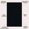 JONATHAN Y Peater Classic Casual Commercial Natural Coir Taupe 2 ft. x 8 ft. Doormat for Entrance, Front Door, Entryway CHG100C-28(Black)