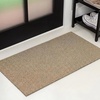 JONATHAN Y Peater Classic Casual Commercial Natural Coir Taupe 2 ft. x 8 ft. Doormat for Entrance, Front Door, Entryway CHG100C-28(Bleach)