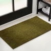 JONATHAN Y Peater Classic Casual Commercial Natural Coir Taupe 2 ft. x 8 ft. Doormat for Entrance, Front Door, Entryway CHG100C-28(Green)