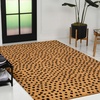 JONATHAN Y Peater Classic Casual Commercial Natural Coir Taupe 2 ft. x 8 ft. Doormat for Entrance, Front Door, Entryway CHG100C-28(Natural/Black Dot)