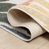 JONATHAN Y Tropical Leaf Indoor Outdoor Runner Rug 2X8 Cream/Dark Blue, Monstera High-Low for Backyard, Patio, Porch, Easy-Cleaning, High Traffic, Pet-Friendly, Non-Shedding (AMC113E-28)(Cream/Multi)