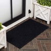 JONATHAN Y Peater Classic Casual Commercial Natural Coir Taupe 2 ft. x 8 ft. Doormat for Entrance, Front Door, Entryway CHG100C-28(Black)