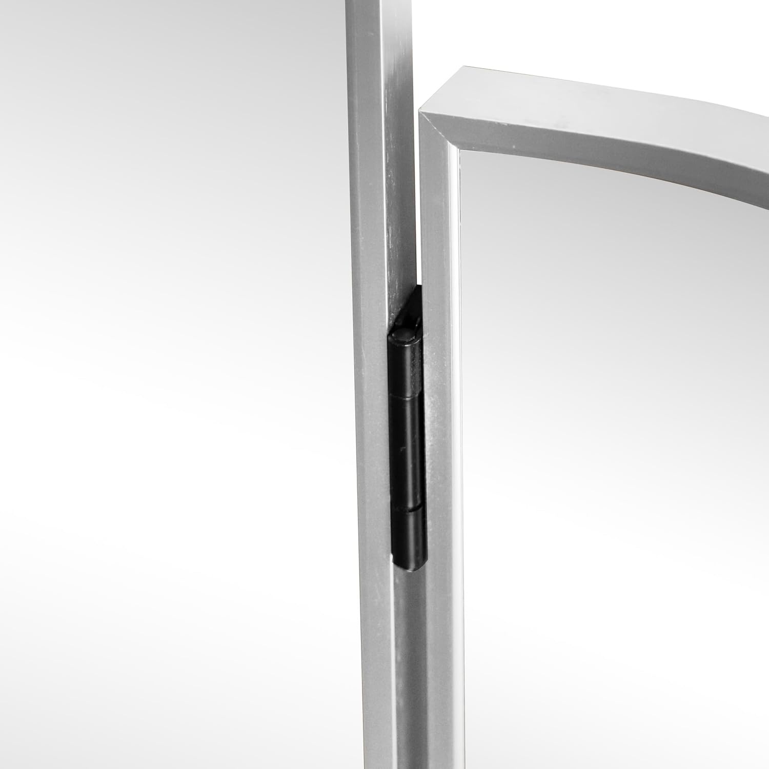 image:imageJONATHAN Y Arjen Aluminum Arch Trifold Vanity Mirror 28 x 28 Nickel with 3Way Adjustable Panels and HD Reflection for Tabletop and Wall Mount Modern Classic Home Decor MIR218CNickel