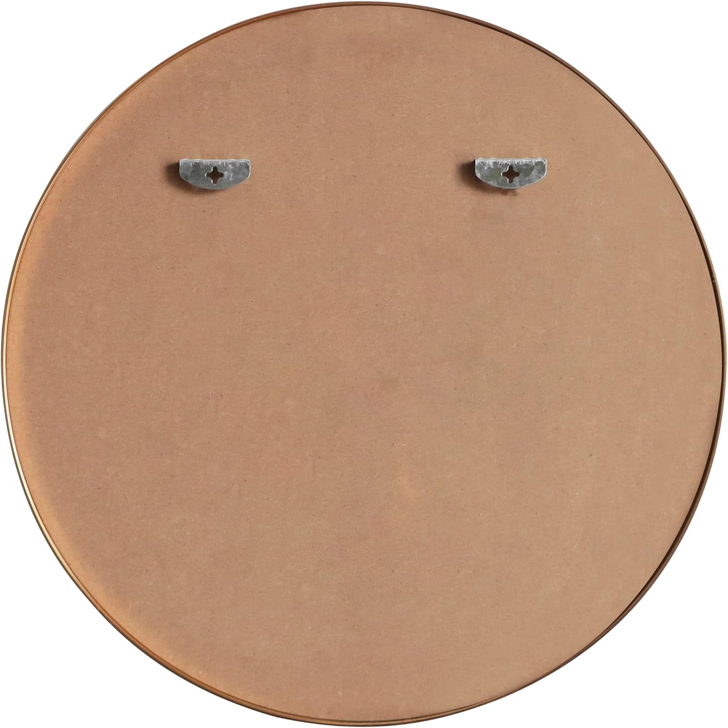 image:imageJONATHAN Y Eclipse Aluminum Metal Framed Round Wall Mirror 24 Gold Circle Wall Mounted Vanity Mirror for Bathroom Entryway and Living Room with Modern Minimalist Design and HD Glass MIR222BGold