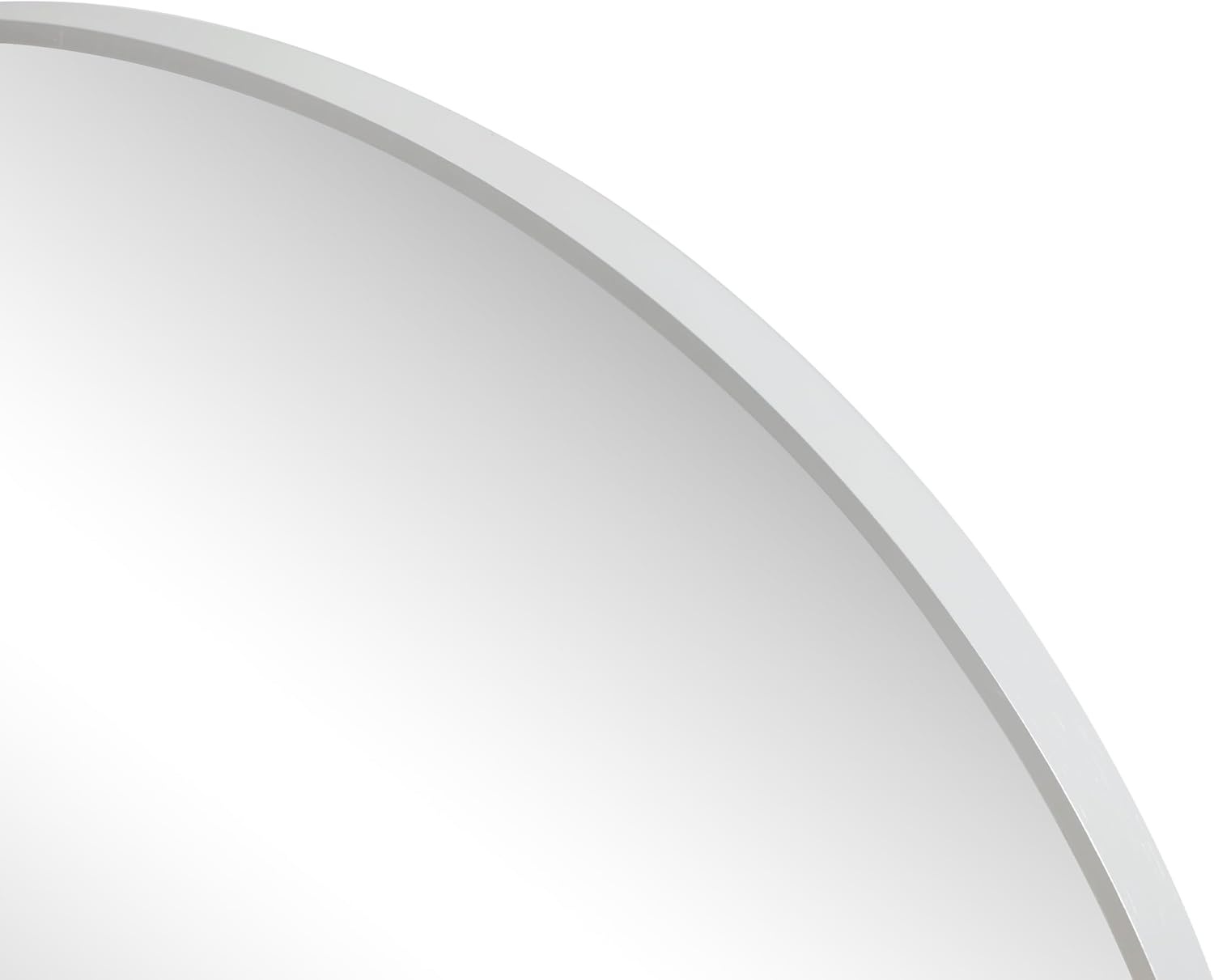 image:imageJONATHAN Y Eclipse Aluminum Metal Framed Round Wall Mirror 24 Gold Circle Wall Mounted Vanity Mirror for Bathroom Entryway and Living Room with Modern Minimalist Design and HD Glass MIR222BNickel