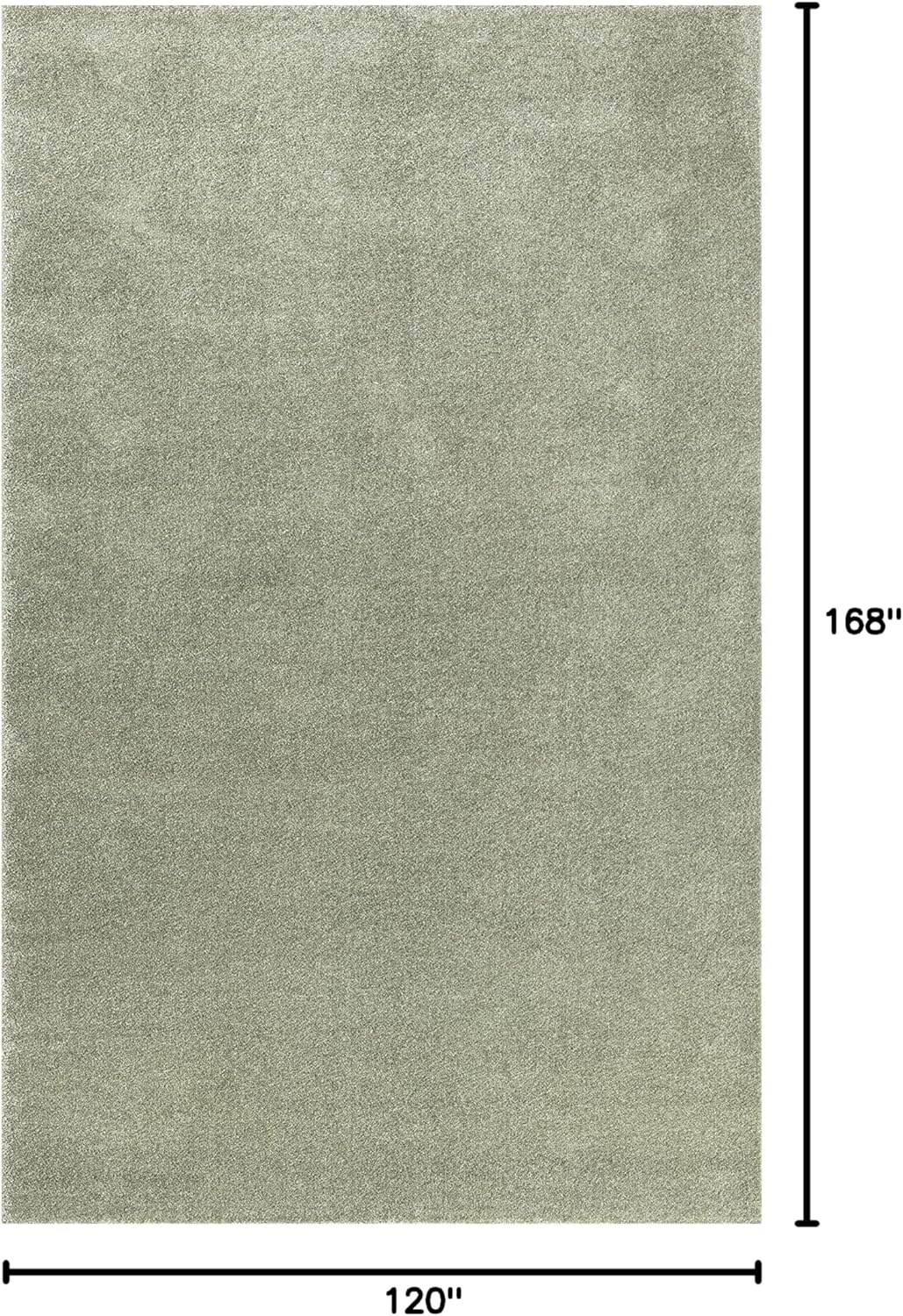 image:imageJONATHAN Y Haze Solid LowPile Green Indoor Area Rug 10x14 CoastalBohemianMinimalistClassic EasyCleaning for Living RoomBedroomKitchenPet FriendlyNonShedding SEU100O14