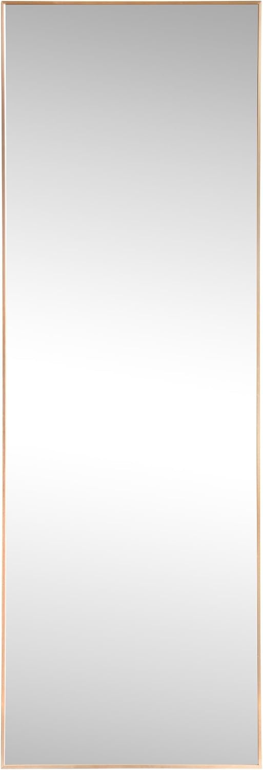 image:imageJONATHAN Y Strait Aluminum Full Length Rectangular Mirror 20 x 59 Nickel Glossy Metal Frame for Bedroom and Living Room Modern Minimalist Wall Mounted and Leaner Large Body Mirror MIR228CGold