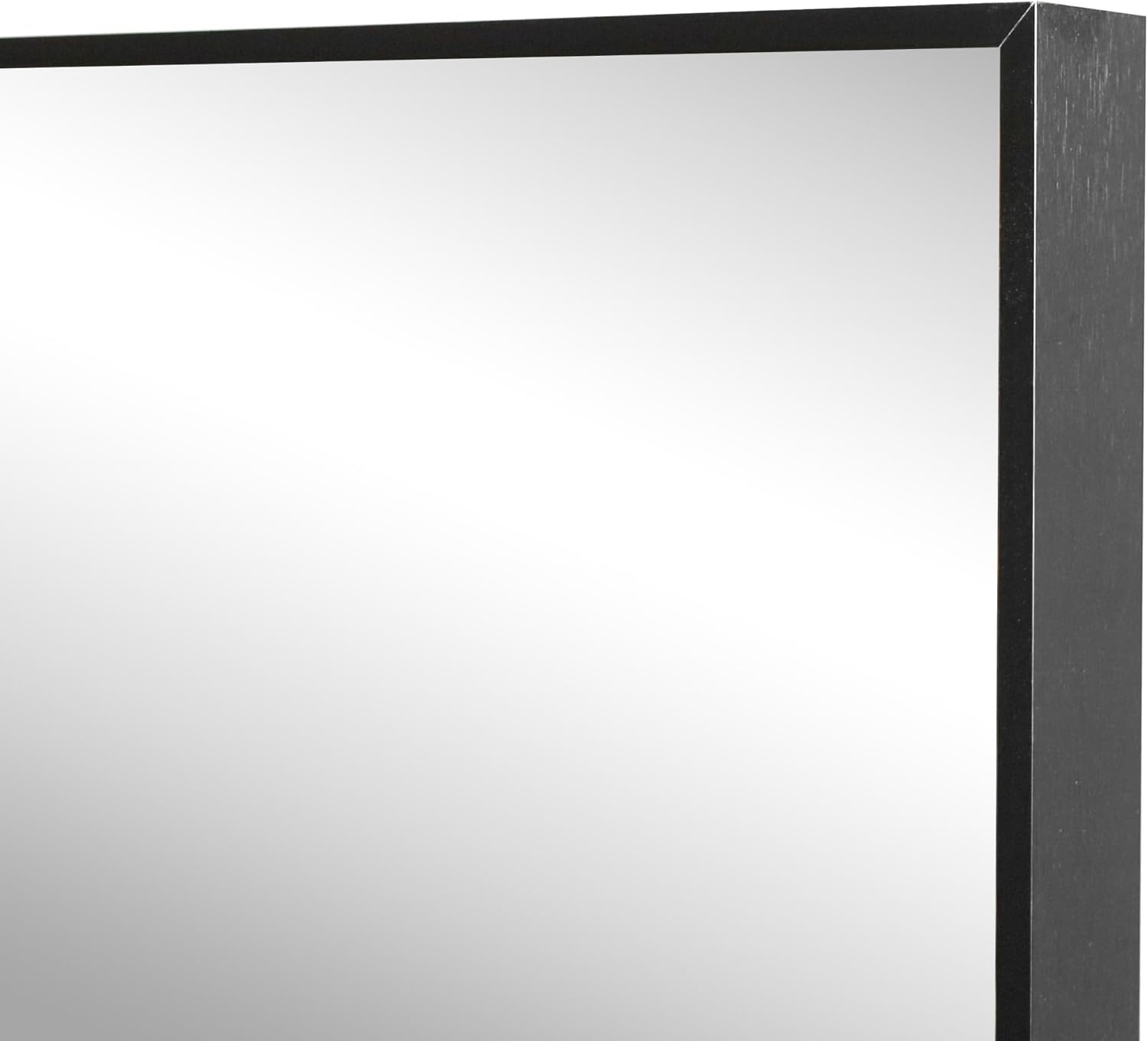image:imageJONATHAN Y Strait Aluminum Full Length Rectangular Mirror 20 x 59 Nickel Glossy Metal Frame for Bedroom and Living Room Modern Minimalist Wall Mounted and Leaner Large Body Mirror MIR228CBlack