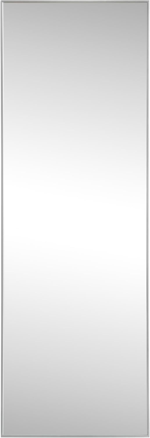 image:imageJONATHAN Y Strait Aluminum Full Length Rectangular Mirror 20 x 59 Nickel Glossy Metal Frame for Bedroom and Living Room Modern Minimalist Wall Mounted and Leaner Large Body Mirror MIR228CNickel
