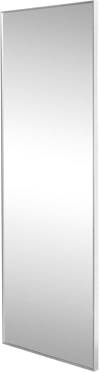 image:imageJONATHAN Y Strait Aluminum Full Length Rectangular Mirror 20 x 59 Nickel Glossy Metal Frame for Bedroom and Living Room Modern Minimalist Wall Mounted and Leaner Large Body Mirror MIR228CNickel