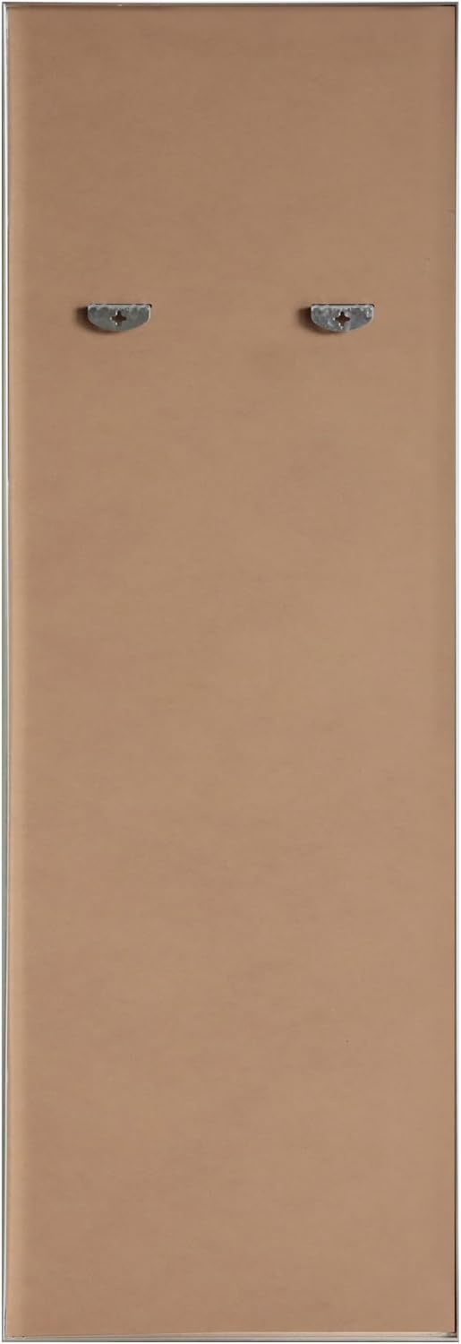 image:imageJONATHAN Y Strait Aluminum Full Length Rectangular Mirror 20 x 59 Nickel Glossy Metal Frame for Bedroom and Living Room Modern Minimalist Wall Mounted and Leaner Large Body Mirror MIR228CNickel