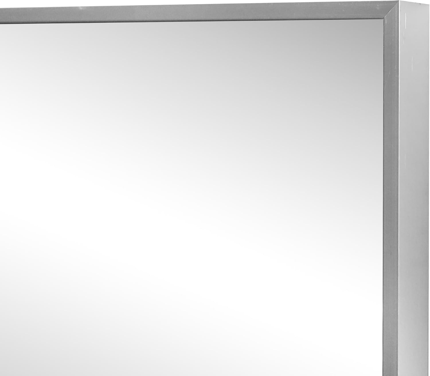 image:imageJONATHAN Y Strait Aluminum Full Length Rectangular Mirror 20 x 59 Nickel Glossy Metal Frame for Bedroom and Living Room Modern Minimalist Wall Mounted and Leaner Large Body Mirror MIR228CNickel