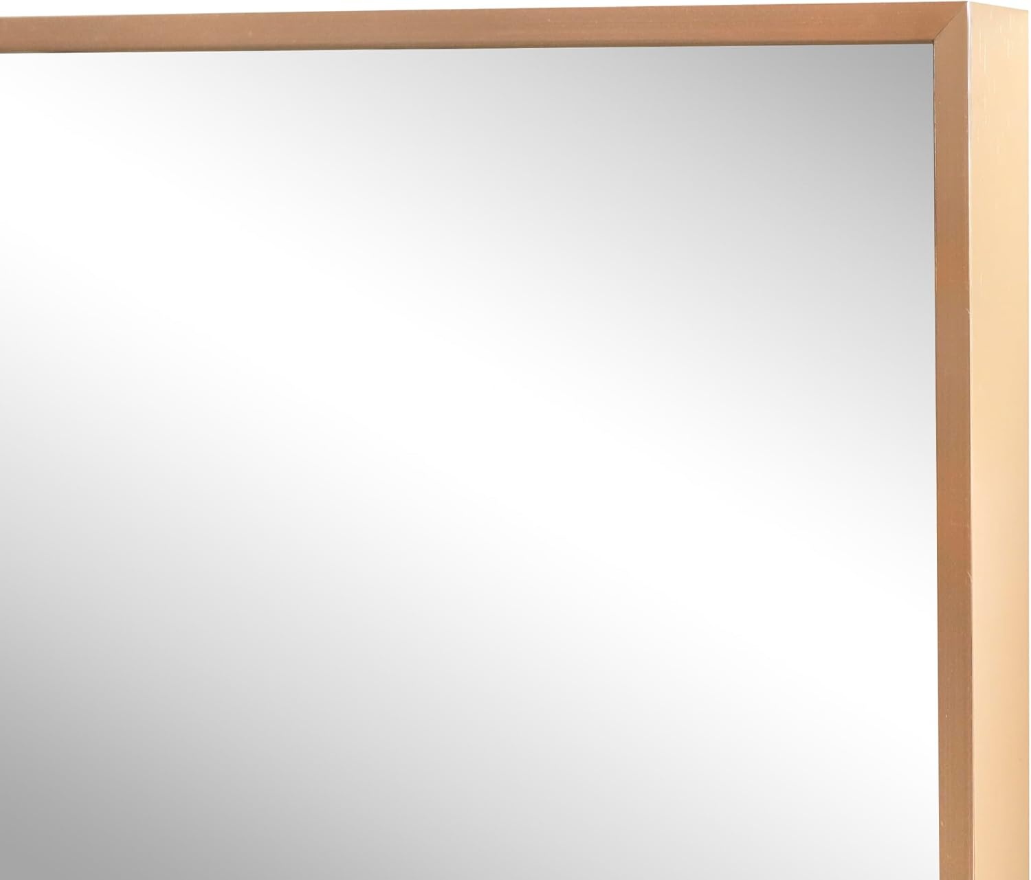 image:imageJONATHAN Y Strait Aluminum Full Length Rectangular Mirror 20 x 59 Nickel Glossy Metal Frame for Bedroom and Living Room Modern Minimalist Wall Mounted and Leaner Large Body Mirror MIR228CGold