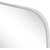JONATHAN Y Cassian Aluminum Metal Framed Wall Mounted Mirror 24″ x 36″ Glossy Gold Capsule Oblong Oval Modern Floating Mirror for Bathroom and Entryway with Horizontal or Vertical Hanging MIR227B(Nickel)