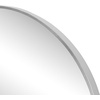 JONATHAN Y Eclipse Aluminum Metal Framed Round Wall Mirror 24″ Gold Circle Wall Mounted Vanity Mirror for Bathroom Entryway and Living Room with Modern Minimalist Design and HD Glass MIR222B(Nickel)