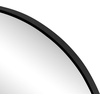 JONATHAN Y Eclipse Aluminum Metal Framed Round Wall Mirror 24″ Gold Circle Wall Mounted Vanity Mirror for Bathroom Entryway and Living Room with Modern Minimalist Design and HD Glass MIR222B(Black)