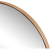 JONATHAN Y Eclipse Aluminum Metal Framed Round Wall Mirror 24″ Gold Circle Wall Mounted Vanity Mirror for Bathroom Entryway and Living Room with Modern Minimalist Design and HD Glass MIR222B(Gold)