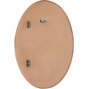 JONATHAN Y Ellipse Oval Metal Framed Wall Mirror 24″ x 36″ Nickel Glossy Aluminum Frame with High Definition Glass and Modern Floating Design for Bedroom Living Room and Entryway MIR224C(Gold)