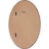 JONATHAN Y Ellipse Oval Metal Framed Wall Mirror 24″ x 36″ Nickel Glossy Aluminum Frame with High Definition Glass and Modern Floating Design for Bedroom Living Room and Entryway MIR224C(Nickel)