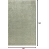 JONATHAN Y Haze Solid Low-Pile Green Indoor Area Rug 10×14, Coastal,Bohemian,Minimalist,Classic, Easy-Cleaning for Living Room,Bedroom,Kitchen,Pet Friendly,Non-Shedding (SEU100O-14)