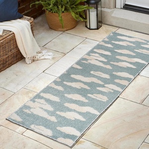 JONATHAN Y Hedwig High-Low Cloud Blue 5×5 Square Indoor/Outdoor Area Rug, Youth Scandi, Kids, Modern, Cottage, Transitional for Bedroom,Kitchen,Living Room,Non Shedding,Easy-Washing (SCN105A-5SQ)(Blue/Ivory)