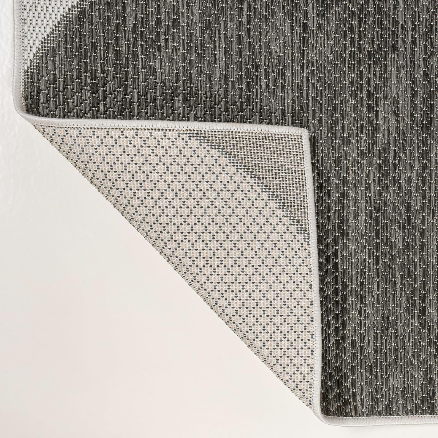 image:imageJONATHAN Y Geometric Organic Shapes Indoor Outdoor Area Rug 3X5 NavyCream Rayna Modern for Backyard Patio Porch EasyCleaning High Traffic PetFriendly NonShedding TSN305B3BlackCream