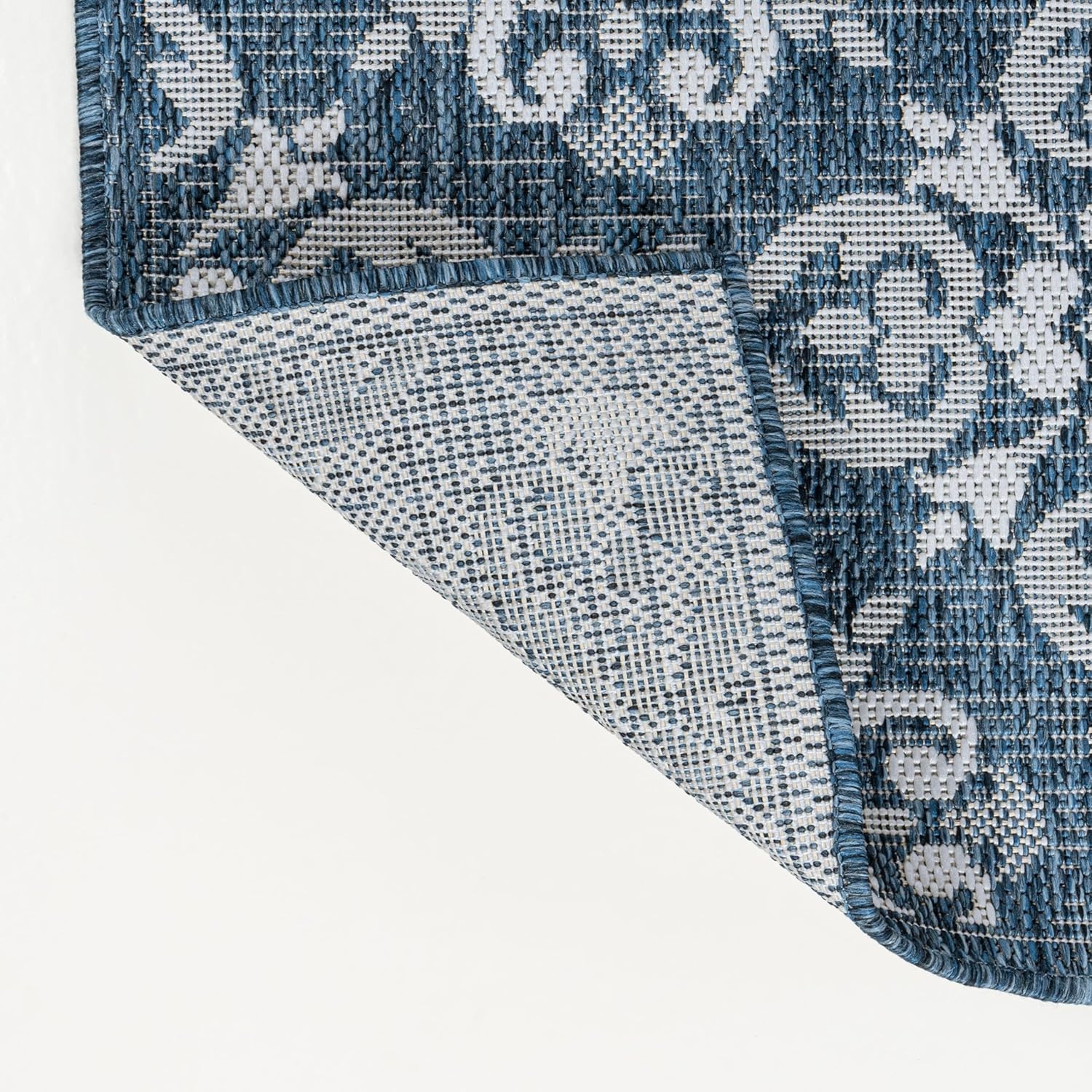 image:imageJONATHAN Y Mediterranean Tile Design Indoor Outdoor Area Rug 3X5 NavyCream Amora Traditional for Backyard Patio Porch EasyCleaning High Traffic PetFriendly NonShedding TSN206A3NavyCream