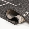 JONATHAN Y Geometric Indoor Outdoor Area Rug 3X5 Navy/Cream, Soren Modern for Backyard, Patio, Porch, Easy-Cleaning, High Traffic, Pet-Friendly, Non-Shedding (TSN304C-3)(Black/Cream)