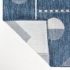 JONATHAN Y Geometric Indoor Outdoor Area Rug 3X5 Navy/Cream, Soren Modern for Backyard, Patio, Porch, Easy-Cleaning, High Traffic, Pet-Friendly, Non-Shedding (TSN304C-3)(Navy/Cream)