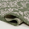 JONATHAN Y Mediterranean Tile Design Indoor Outdoor Area Rug 3X5 Navy/Cream, Amora Traditional for Backyard, Patio, Porch, Easy-Cleaning, High Traffic, Pet-Friendly, Non-Shedding (TSN206A-3)(Green/Cream)