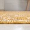 JONATHAN Y Mediterranean Tile Design Indoor Outdoor Area Rug 3X5 Navy/Cream, Amora Traditional for Backyard, Patio, Porch, Easy-Cleaning, High Traffic, Pet-Friendly, Non-Shedding (TSN206A-3)(Yellow/Cream)