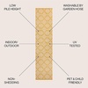 JONATHAN Y Mediterranean Tile Design Indoor Outdoor Area Rug 3X5 Navy/Cream, Amora Traditional for Backyard, Patio, Porch, Easy-Cleaning, High Traffic, Pet-Friendly, Non-Shedding (TSN206A-3)(Yellow/Cream)